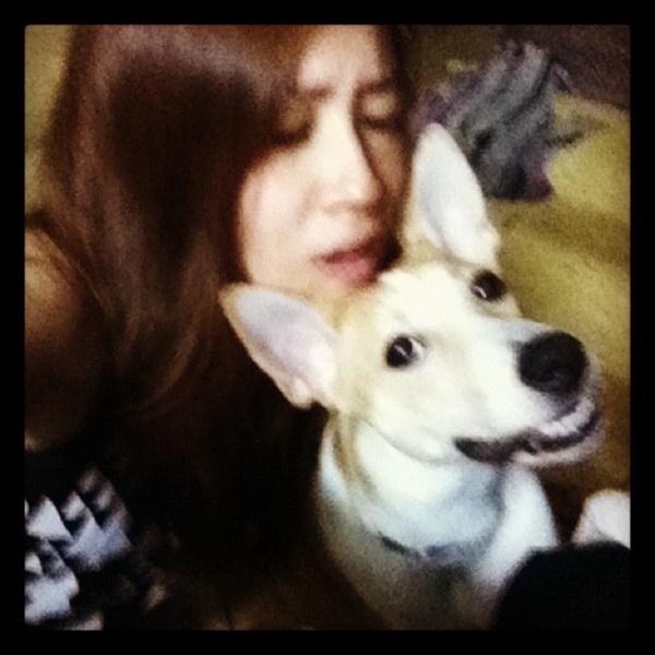 รวมภาพ...เชียร์ นางเอกใจบุญ รับเลี้ยงสุนัขขาขาด