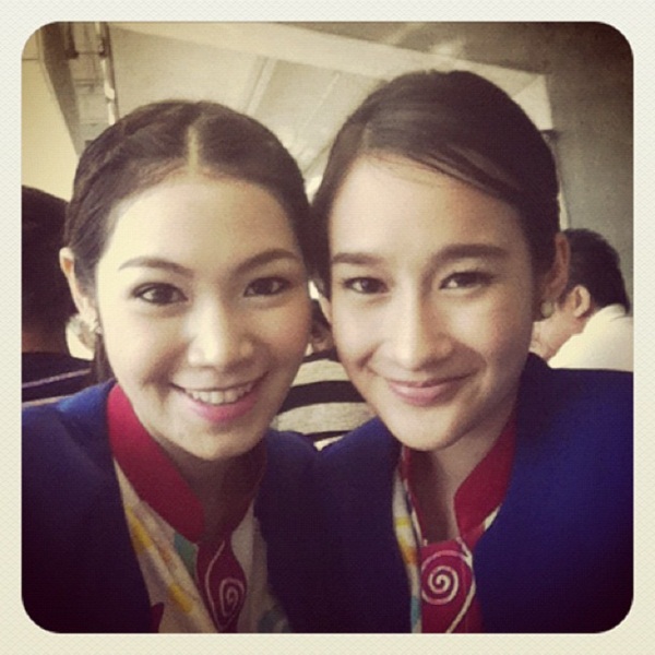 พลอย ลิตเติ้ลวอยซ์ ในมาดนางฟ้าของ บางกอก แอร์เวย์