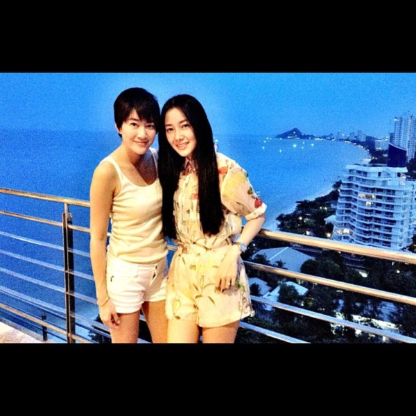 นุ่น-ต๊อด ควงคู่พักใจในหัวหิน