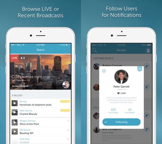 ทวิตเตอร์เปิดตัวแอพฯ Periscope ถ่ายทอดสดวิดีโอแบบสตรีมมิ่งผ่านสมาร์ทโฟน โหลดฟรีสำหรับ iOS ทวิตเตอร์เปิดตัวแอพฯ Periscope ถ่ายทอดสดวิดีโอแบบสตรีมมิ่งผ่านสมาร์ทโฟน โหลดฟรีสำหรับ iOS