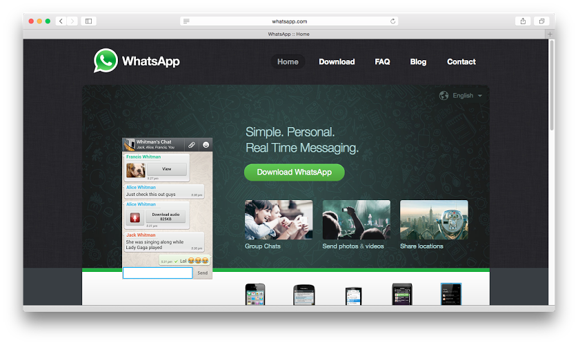 WhatsApp เปิดตัว WhatsApp Web ให้แชทผ่านเว็บเบราเซอร์ WhatsApp เปิดตัว WhatsApp Web ให้แชทผ่านเว็บเบราเซอร์