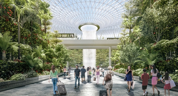Jewel Changi Airport สนามบินแห่งใหม่ในสิงคโปร์ Jewel Changi Airport สนามบินแห่งใหม่ในสิงคโปร์