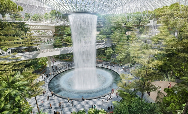 Jewel Changi Airport สนามบินแห่งใหม่ในสิงคโปร์ Jewel Changi Airport สนามบินแห่งใหม่ในสิงคโปร์