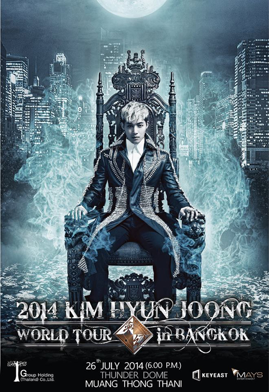 2014 Kim Hyun Joong World Tour In Bangkok 2014 Kim Hyun Joong World Tour In Bangkok