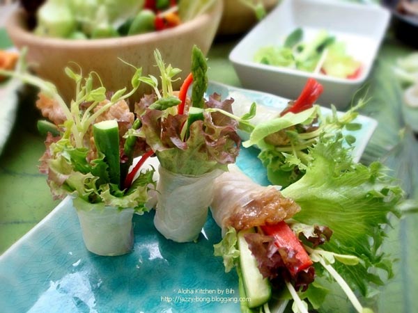 BeefuKu Spring Rolls...เมนูผักสุดเก๋ อิ่มอร่อยสไตล์ญี่ปุ่น+เวียดนาม BeefuKu Spring Rolls...เมนูผักสุดเก๋ อิ่มอร่อยสไตล์ญี่ปุ่น+เวียดนาม