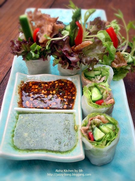BeefuKu Spring Rolls...เมนูผักสุดเก๋ อิ่มอร่อยสไตล์ญี่ปุ่น+เวียดนาม BeefuKu Spring Rolls...เมนูผักสุดเก๋ อิ่มอร่อยสไตล์ญี่ปุ่น+เวียดนาม