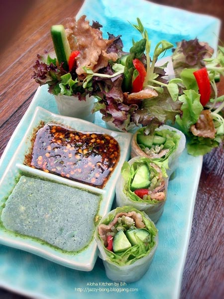 BeefuKu Spring Rolls...เมนูผักสุดเก๋ อิ่มอร่อยสไตล์ญี่ปุ่น+เวียดนาม BeefuKu Spring Rolls...เมนูผักสุดเก๋ อิ่มอร่อยสไตล์ญี่ปุ่น+เวียดนาม