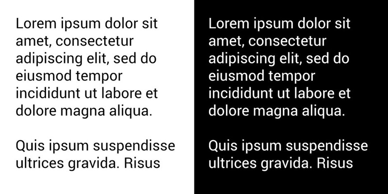 dark mode