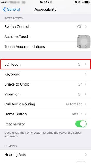 วิธีเปิดใช้งาน และปรับระดับแรงกด 3D Touch
