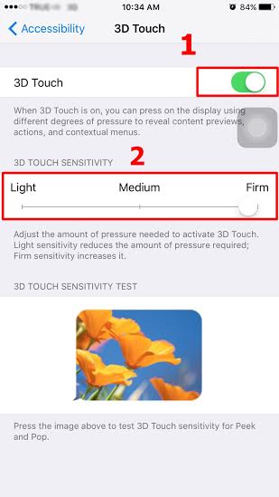วิธีเปิดใช้งาน และปรับระดับแรงกด 3D Touch
