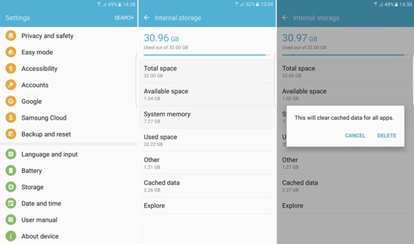 10 วิธีเพิ่มพื้นที่มือถือ Android ง่าย ๆ