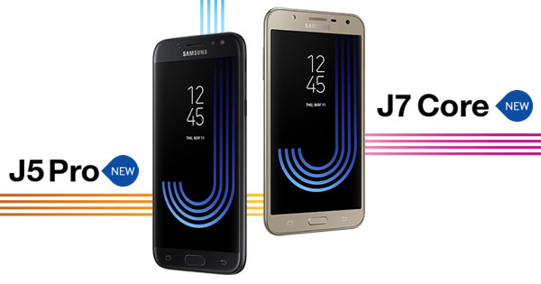 Galaxy J5 Pro (2017) และ Galaxy J7 Core (2017)