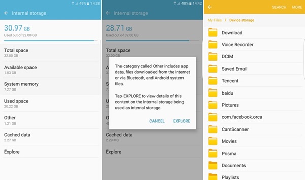 10 วิธีเพิ่มพื้นที่มือถือ Android ง่าย ๆ