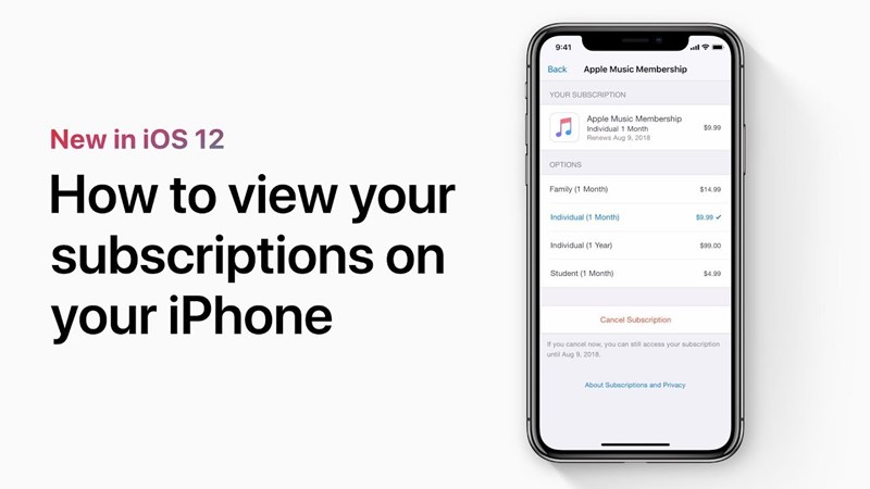 วิธียกเลิกแอปฯ เสียเงินแบบรายเดือน iOS