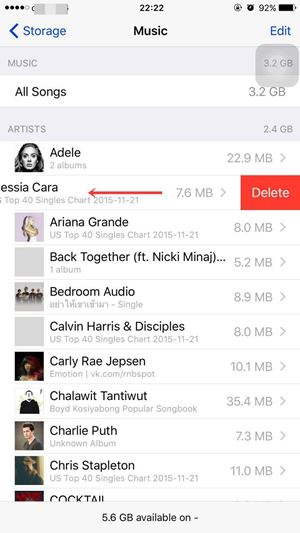วิธีเพิ่มพื้นที่ iPhone