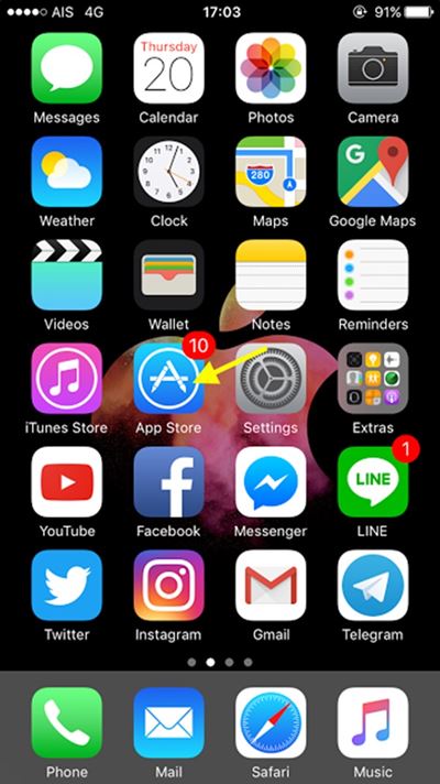 วิธีสมัคร Apple ID