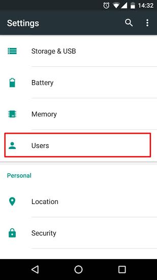 วิธีสร้างบัญชีผู้ใช้ใหม่ สำหรับ Android 6.0