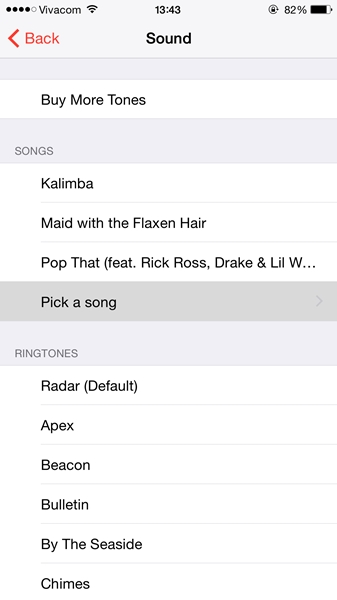 วิธีตั้งเสียงนาฬิกาปลุกจากเพลงใน Apple Music