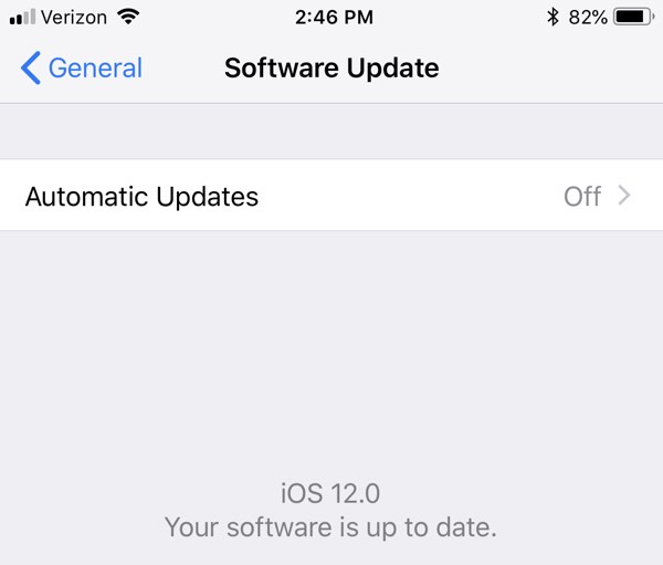iOS 12