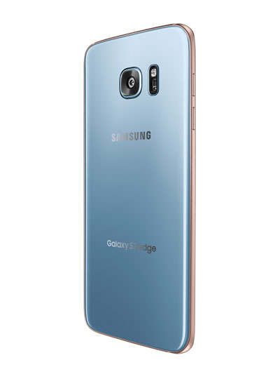 Galaxy S7 edge สีฟ้า Blue Coral