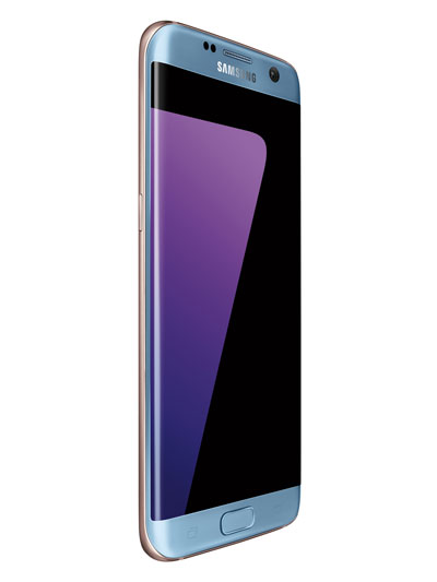 Galaxy S7 edge สีฟ้า Blue Coral