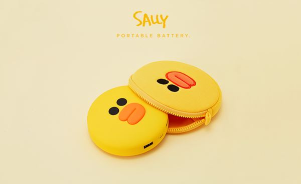 Power Bank Brown และ Sally จาก LINE