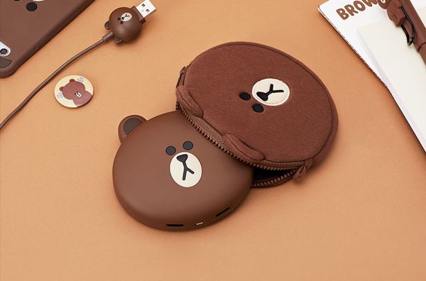 Power Bank Brown และ Sally จาก LINE