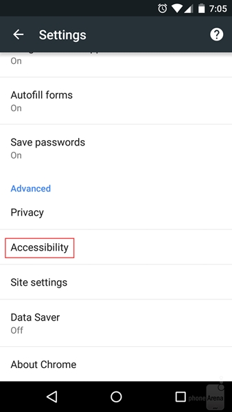 วิธีปรับขนาดตัวหนังสือบนเบราว์เซอร์ Chrome สำหรับ Android