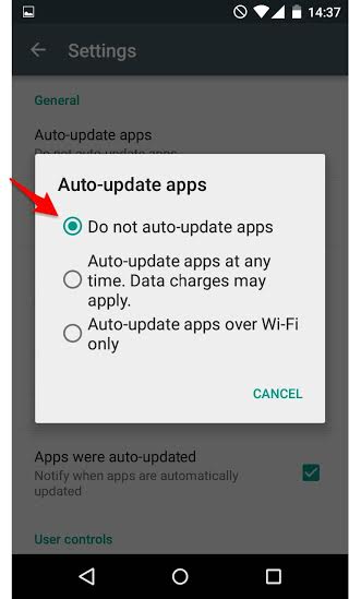 วิธีปิดอัพเดทอัตโนมัติบน Android Lollipop