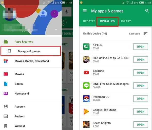 วิธีลบแอพฯ Android ที่ไม่ค่อยใช้ใน Google Play