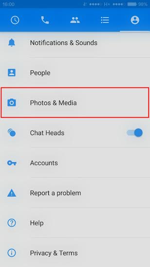 วิธีตั้งค่า Facebook Messenger ให้เซฟรูปลงเครื่องอัตโนมัติ