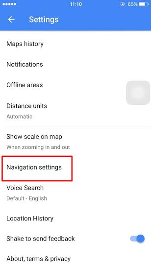 วิธีปรับระดับเสียงนำทาง Google Maps