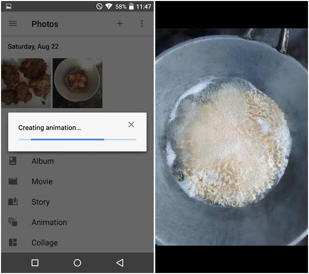วิธีสร้างภาพสไลด์โชว์ บน Google Photos