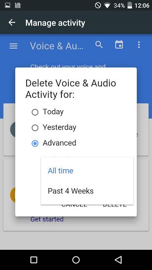 วิธีลบไฟล์เสียงจาก Google Now