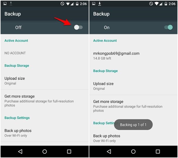 วิธี Backup รูปบน Google Photos 