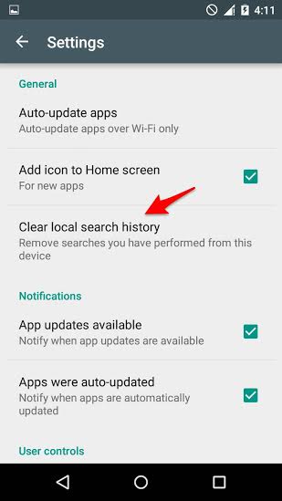 วิธีเคลียร์ประวัติค้นหาบน Google Play
