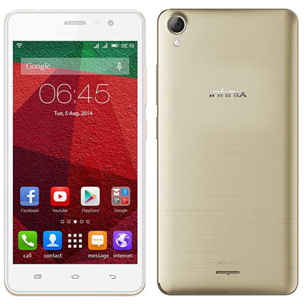 Infinix HOT Note สมาร์ทโฟนชาร์จแบตเร็ว 