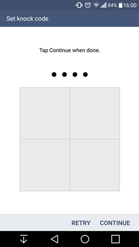 วิธีเปิดหน้าจอมือถือ LG G4 แบบ Knock Code 