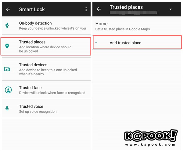 วิธีปลดล็อกหน้าจอมือถืออัตโนมัติ ด้วยฟีเจอร์ Smart Lock 