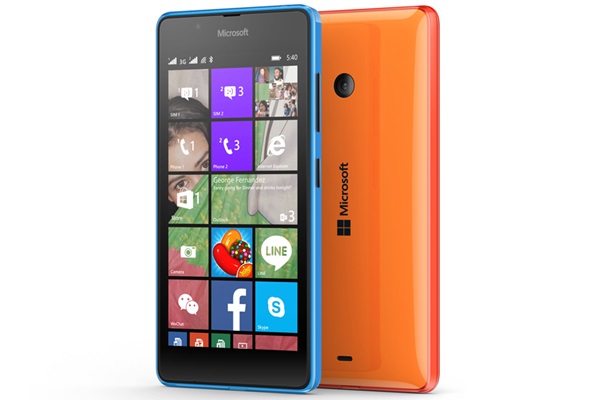 เปิดตัว Microsoft Lumia 540 Dual SIM มือถือวินโดวส์โฟนราคาถูก