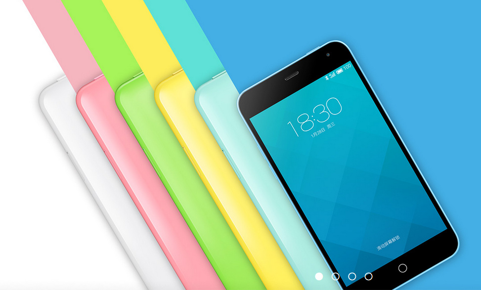 เปิดตัว Meizu m1 สมาร์ทโฟนราคาประหยัด หลากสีสัน 