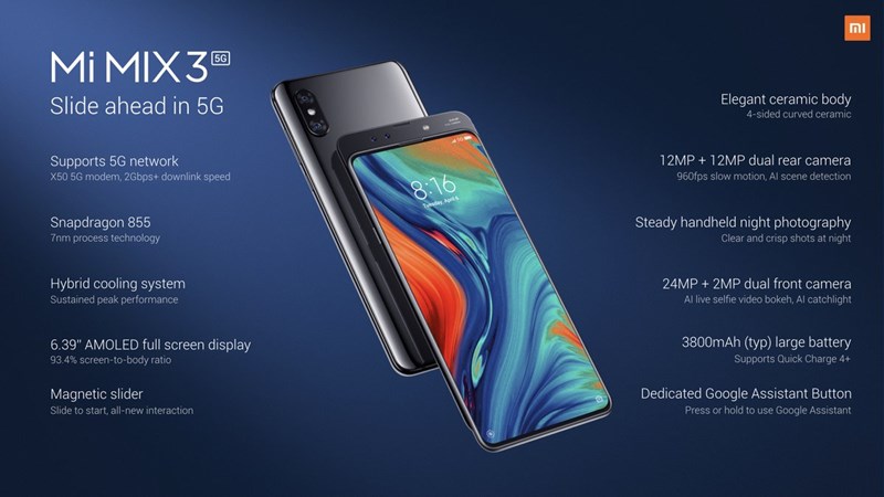 Xiaomi Mi MIX 3 5G