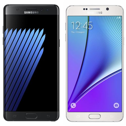 เปรียบเทียบ Galaxy Note 7 vs Galaxy Note 5