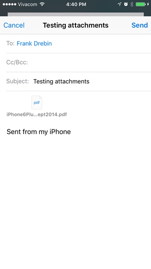 วิธีแนบไฟล์ PDF และไฟล์ภาพอื่น ๆ ในอีเมลบน iPhone