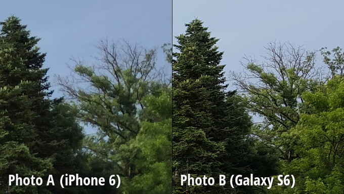 เปรียบเทียบภาพถ่าย Galaxy S6 ชนะ iPhone 6