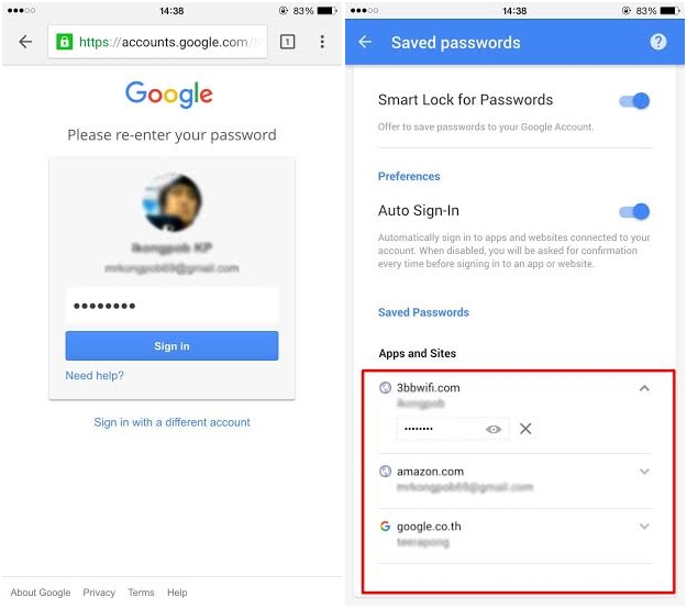 วิธีดูรหัสผ่าน Password ที่เคยใช้งานบน Chrome
