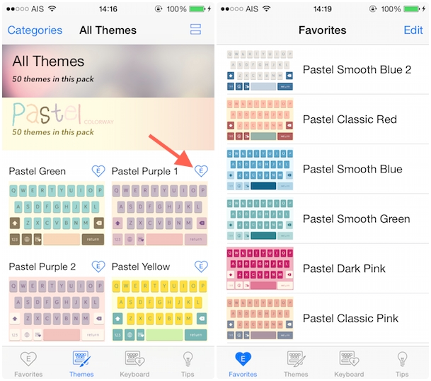 Pastel Keyboard 