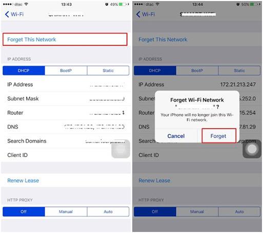 วิธีรีเซ็ตรหัสผ่าน Wi-Fi บน iPhone