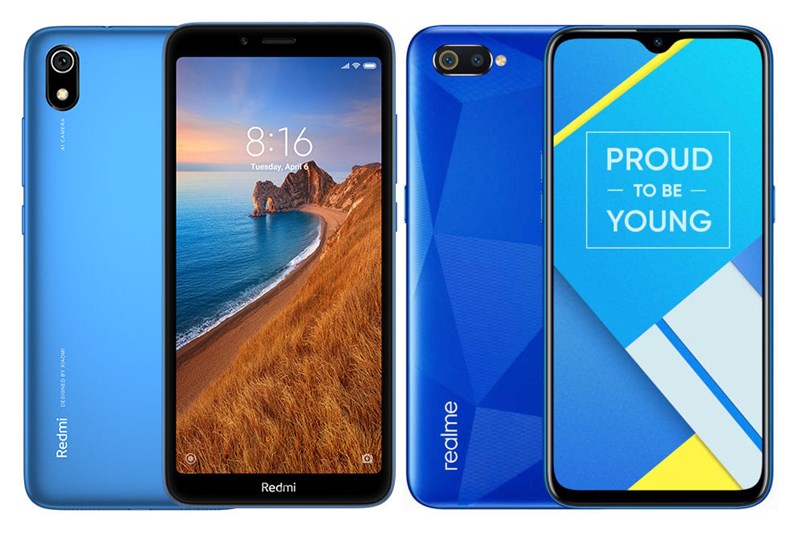 เทียบสเปก Redmi 7A กับ Realme C2