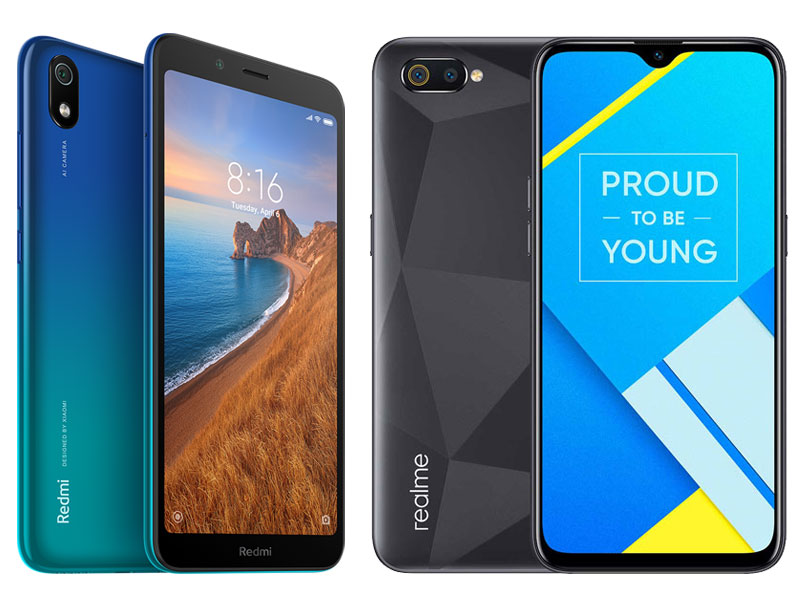 เทียบสเปก Redmi 7A กับ Realme C2
